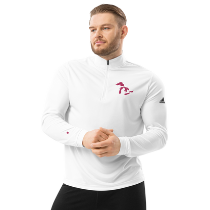 Great Lakes Athletic Quarter-Zip (Pink) | by adidas™