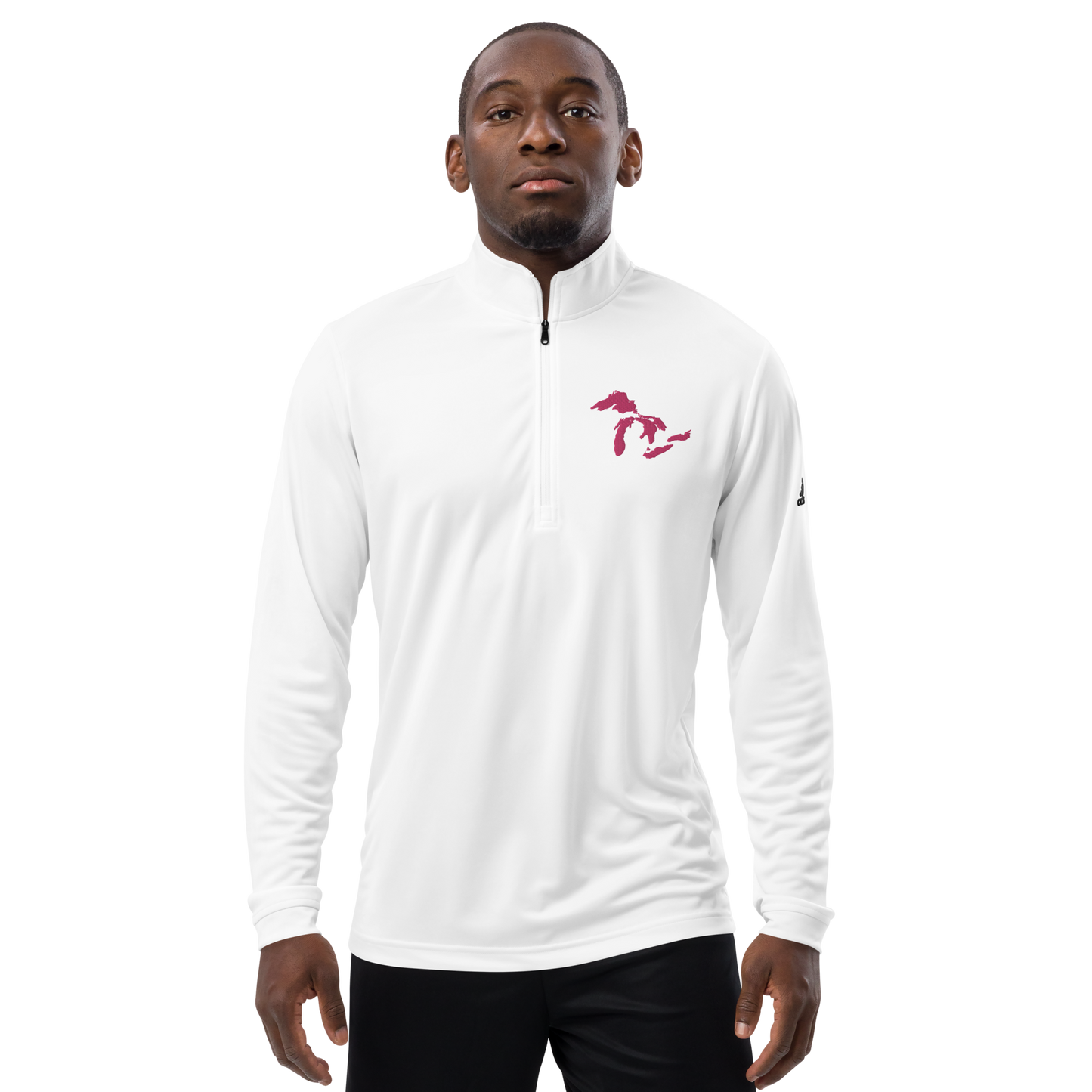 Great Lakes Athletic Quarter-Zip (Pink) | by adidas™