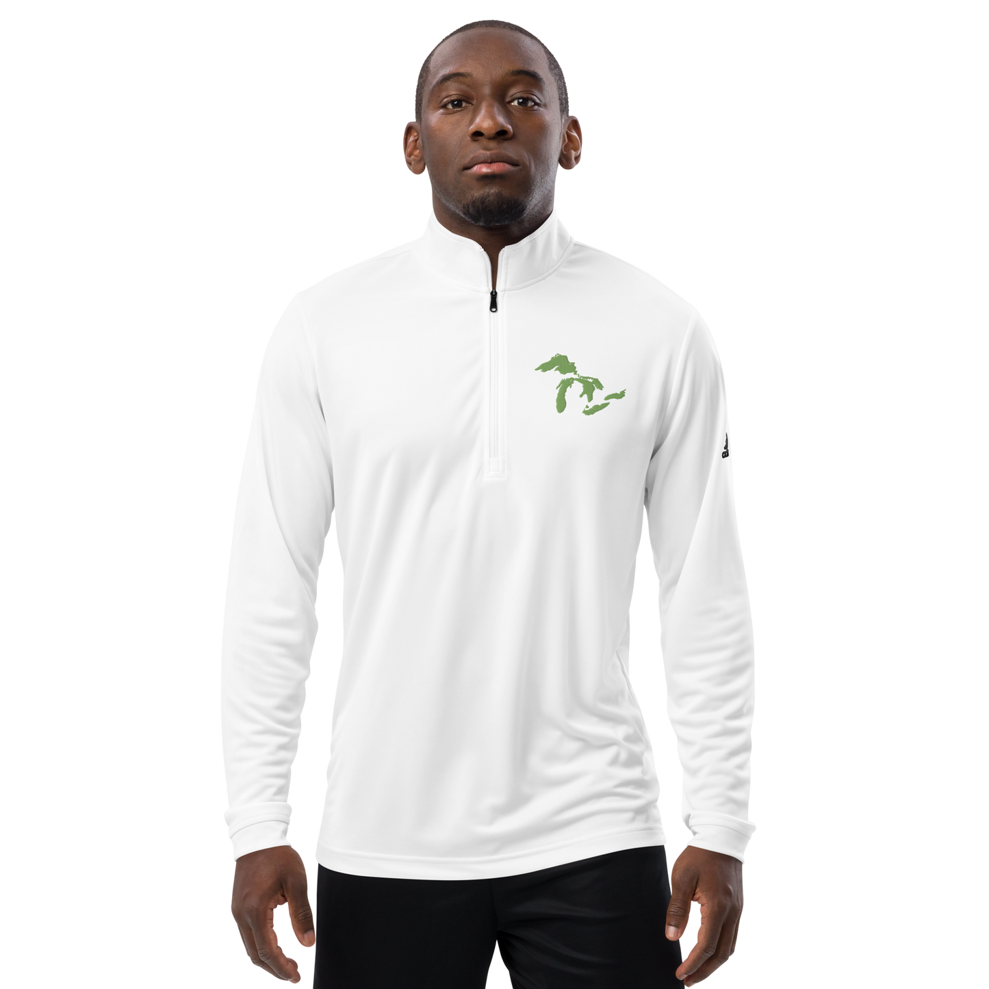 Great Lakes Athletic Quarter-Zip (Green) | by adidas™