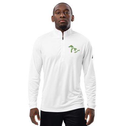 Great Lakes Athletic Quarter-Zip (Green) | by adidas™