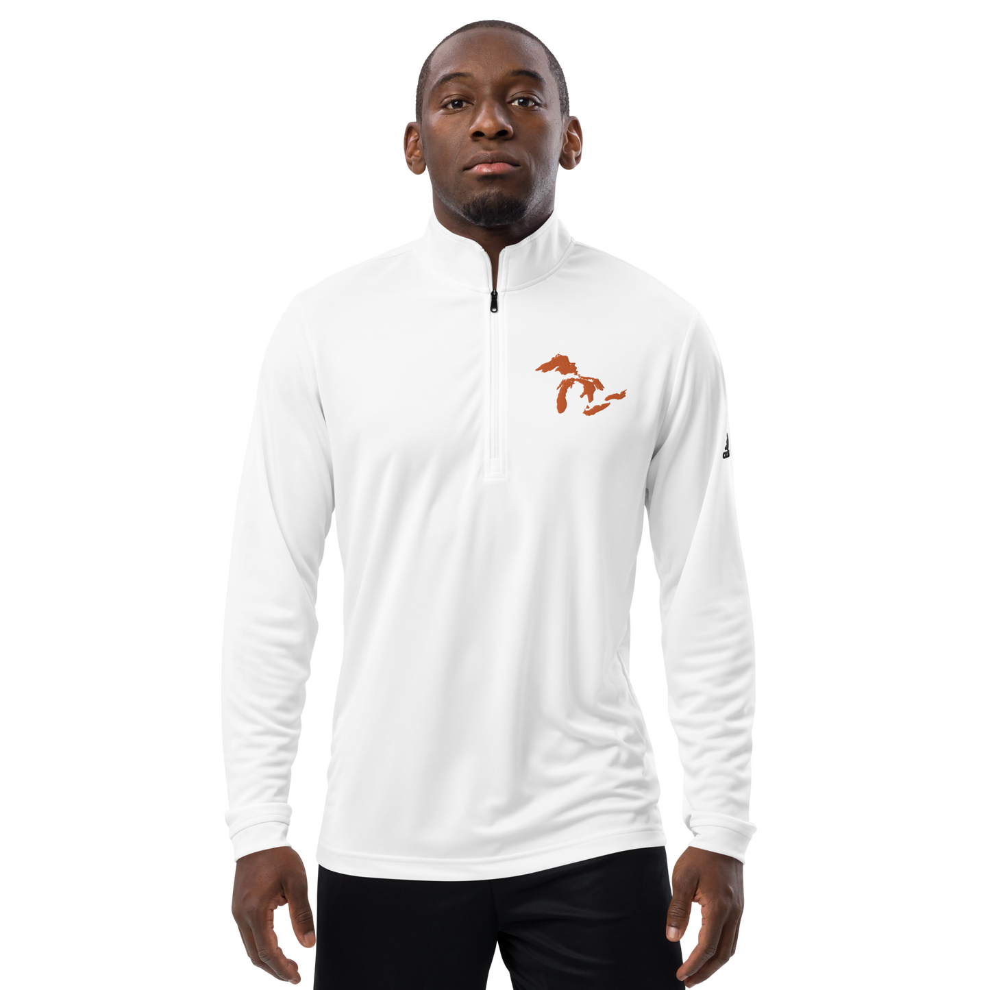 Great Lakes Athletic Quarter-Zip (Orange) | by adidas™