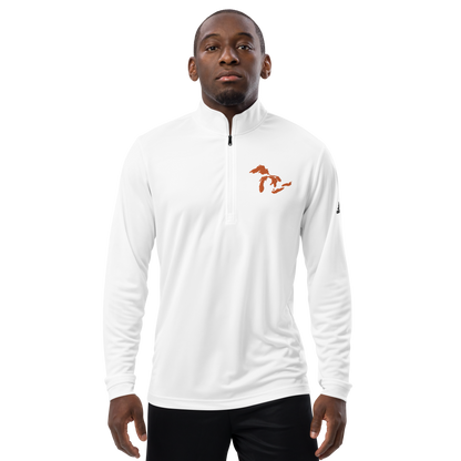 Great Lakes Athletic Quarter-Zip (Orange) | by adidas™