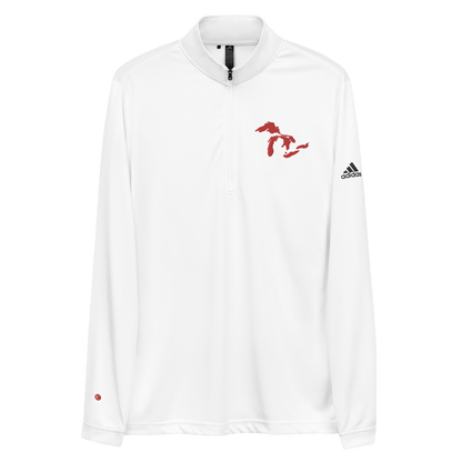 Great Lakes Athletic Quarter-Zip (Red) | by adidas™