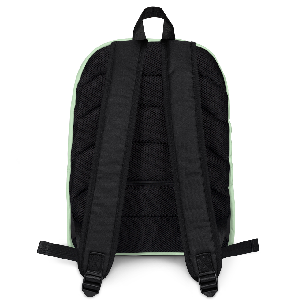 Michigan Upper Peninsula Standard Backpack (w/ UP Pride Flag Outline) | Bright Green Color