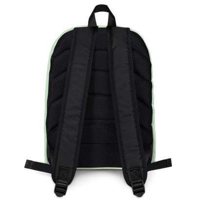 Michigan Upper Peninsula Standard Backpack (w/ UP Pride Flag Outline) | Bright Green Color