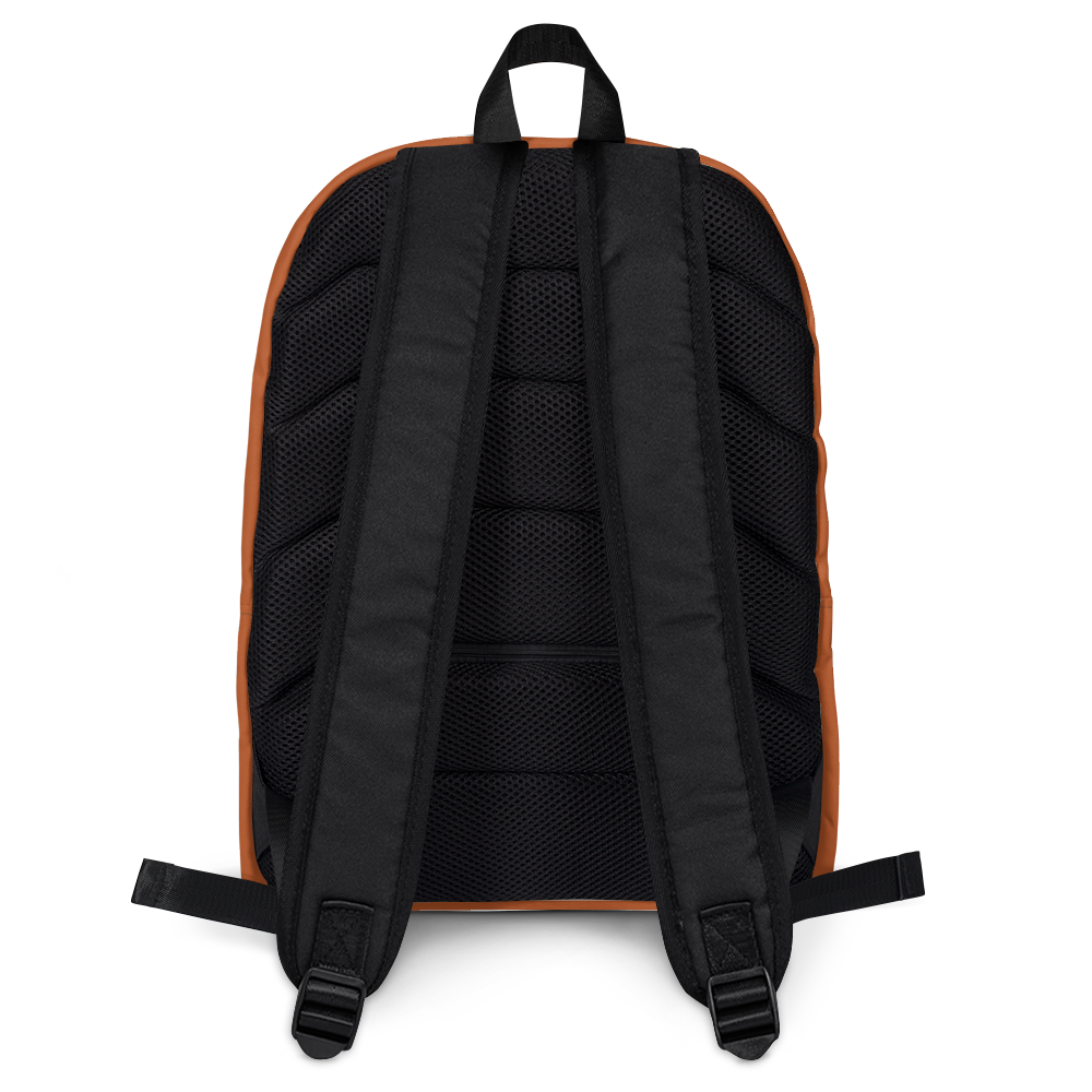 Michigan Upper Peninsula Standard Backpack (w/ UP Finland Flag Outline) | Tawny Color