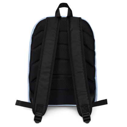 Michigan Upper Peninsula Standard Backpack (w/ UP Finland Flag Outline) | Sky Blue Color