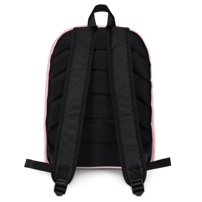 Michigan Upper Peninsula Standard Backpack (w/ UP Quebec Flag Outline) | Pink