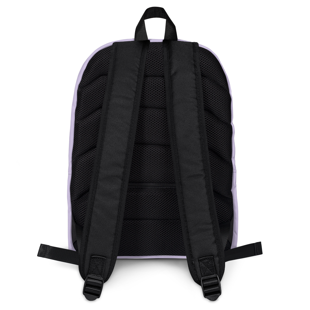 Michigan Upper Peninsula Standard Backpack (w/ UP Quebec Flag Outline) | Lavender