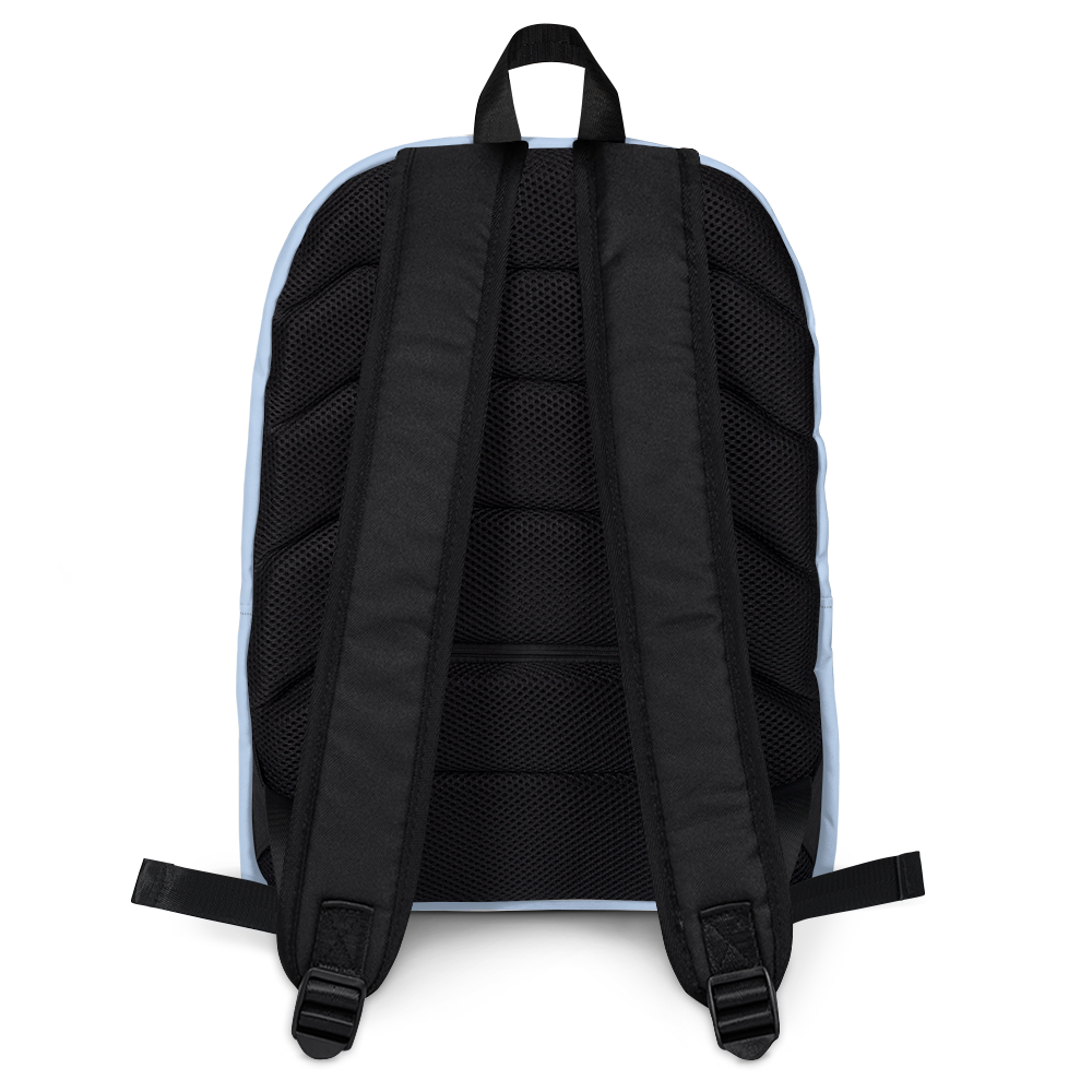 Michigan Upper Peninsula Standard Backpack (w/ Copper UP Outline) | Light Blue