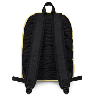 Michigan Upper Peninsula Standard Backpack (w/ Navy UP Outline) | Cherry Yellow