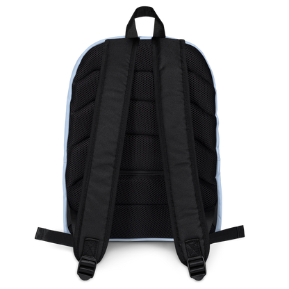 Michigan Upper Peninsula Standard Backpack (w/ Navy UP Outline) | Light Blue