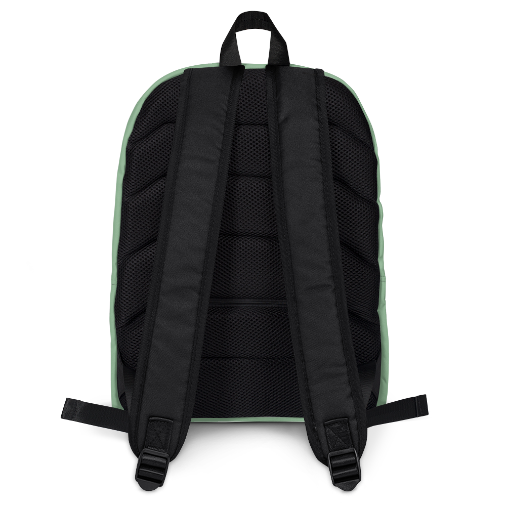 Michigan Upper Peninsula Standard Backpack (w/ Navy UP Outline) | Sea Green