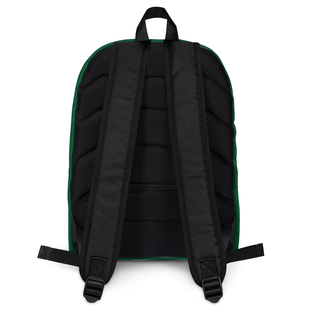 Michigan Upper Peninsula Standard Backpack (w/ Gold UP Outline) | Green
