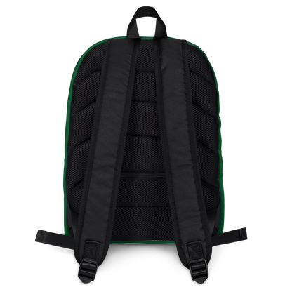 Michigan Upper Peninsula Standard Backpack (w/ Gold UP Outline) | Green