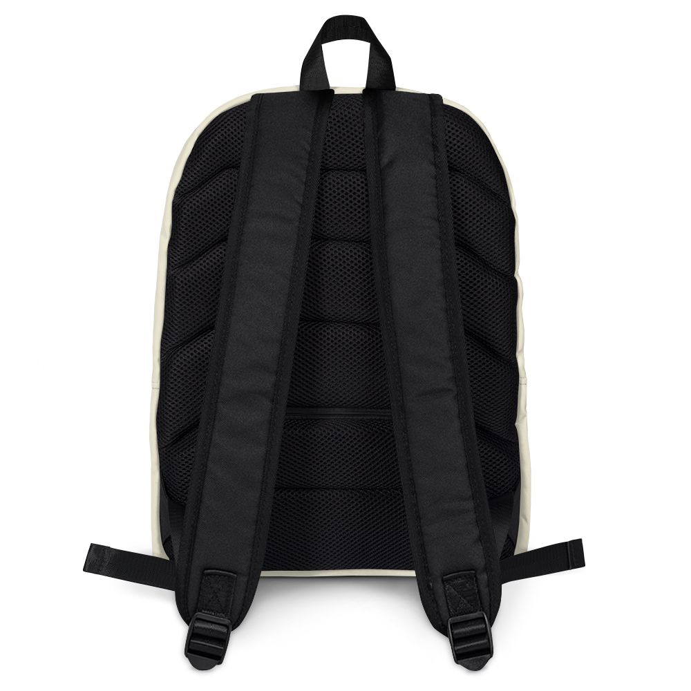 Michigan Upper Peninsula Standard Backpack (w/ Green UP Outline) | Ivory