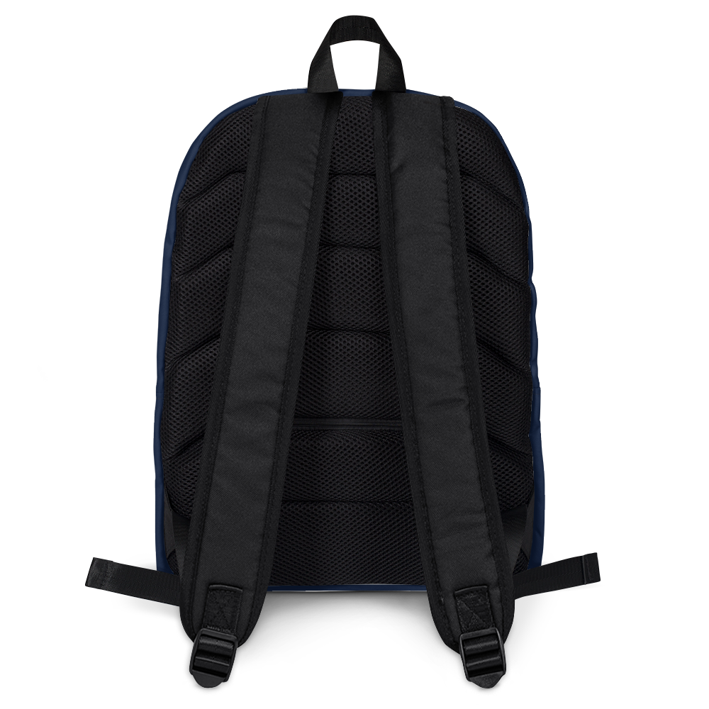 Michigan Upper Peninsula Standard Backpack (w/ UP Ukraine Flag Outline) | Navy