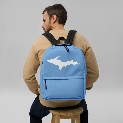 Michigan Upper Peninsula Standard Backpack (w/ UP Outline) | Lake Blue