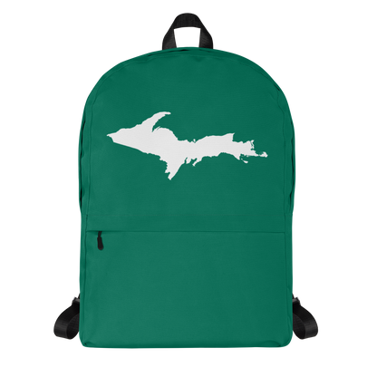 Michigan Upper Peninsula Standard Backpack (w/ UP Outline) | Emerald