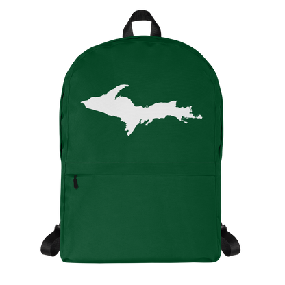 Michigan Upper Peninsula Standard Backpack (w/ UP Outline) | Green