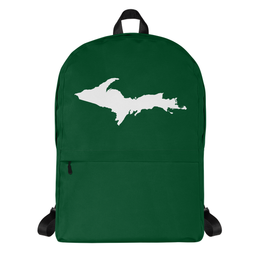 Michigan Upper Peninsula Standard Backpack (w/ UP Outline) | Green