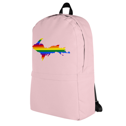 Michigan Upper Peninsula Standard Backpack (w/ UP Pride Flag Outline)