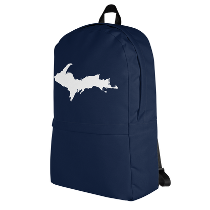 Michigan Upper Peninsula Standard Backpack (w/ UP Outline) | Navy