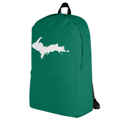 Michigan Upper Peninsula Standard Backpack (w/ UP Outline) | Emerald