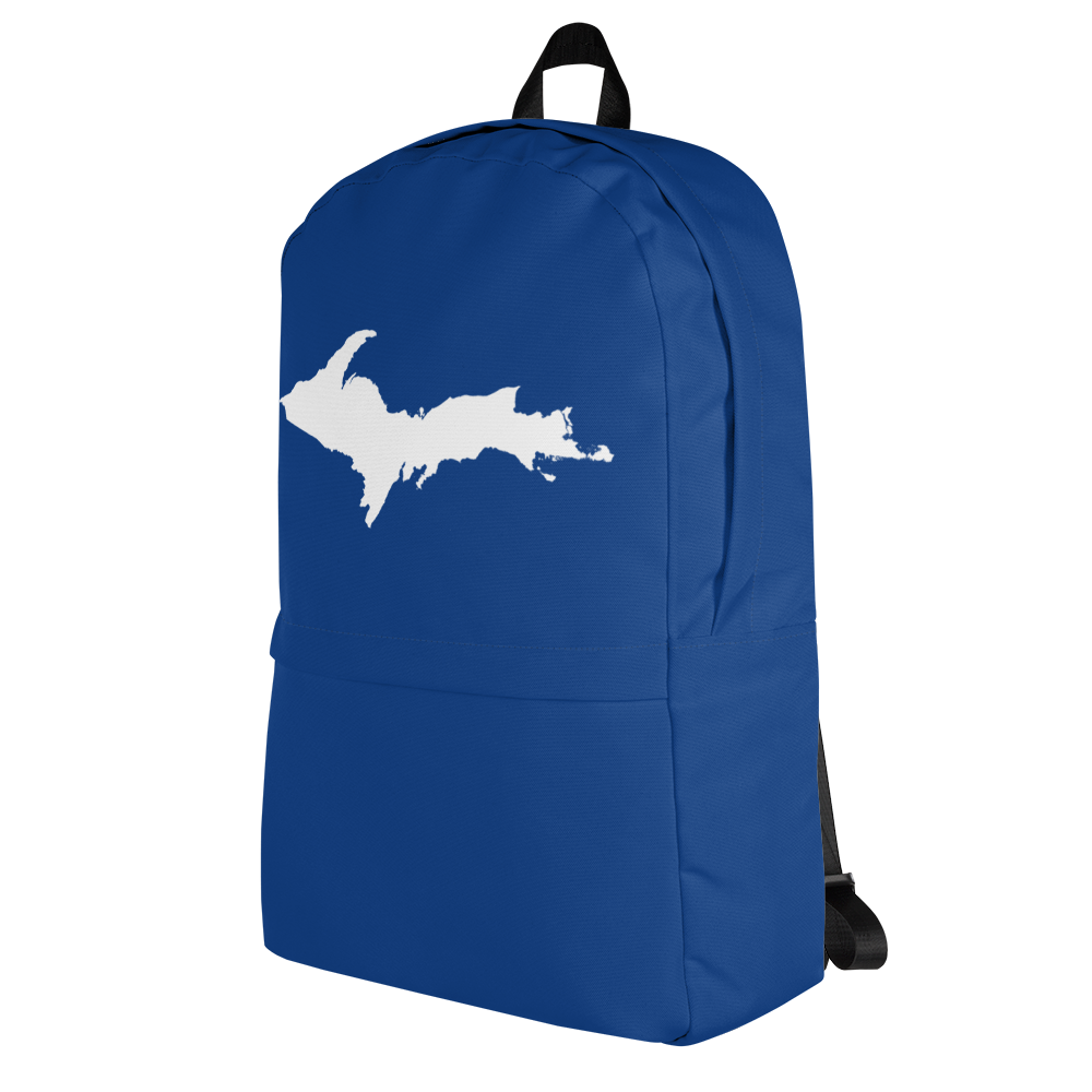 Michigan Upper Peninsula Standard Backpack (w/ UP Outline) | Blue