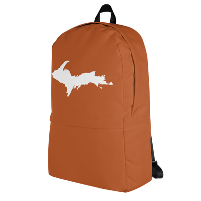 Michigan Upper Peninsula Standard Backpack (w/ UP Outline) | Burnt Orange