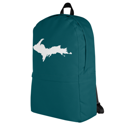 Michigan Upper Peninsula Standard Backpack (w/ UP Outline) | Teal