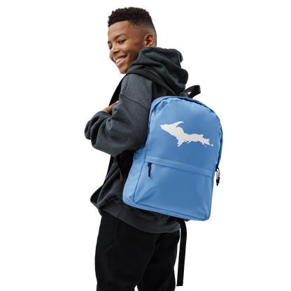 Michigan Upper Peninsula Standard Backpack (w/ UP Outline) | Lake Blue