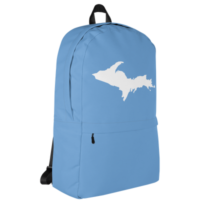 Michigan Upper Peninsula Standard Backpack (w/ UP Outline) | Lake Blue