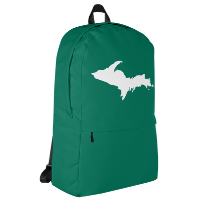 Michigan Upper Peninsula Standard Backpack (w/ UP Outline) | Emerald