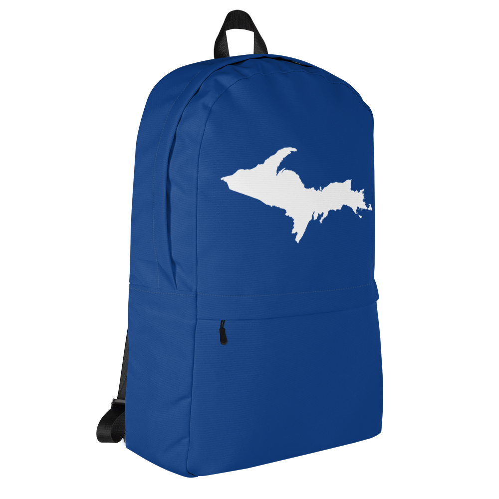 Michigan Upper Peninsula Standard Backpack (w/ UP Outline) | Blue