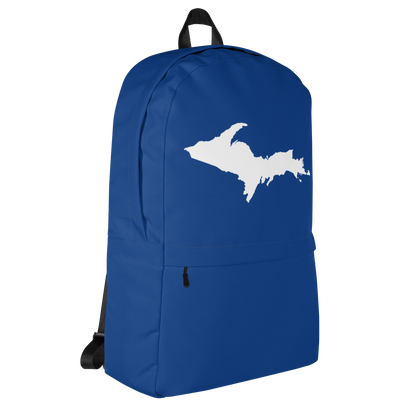 Michigan Upper Peninsula Standard Backpack (w/ UP Outline) | Blue