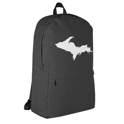 Michigan Upper Peninsula Standard Backpack (w/ UP Outline) | Charcoal