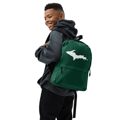 Michigan Upper Peninsula Standard Backpack (w/ UP Outline) | Green