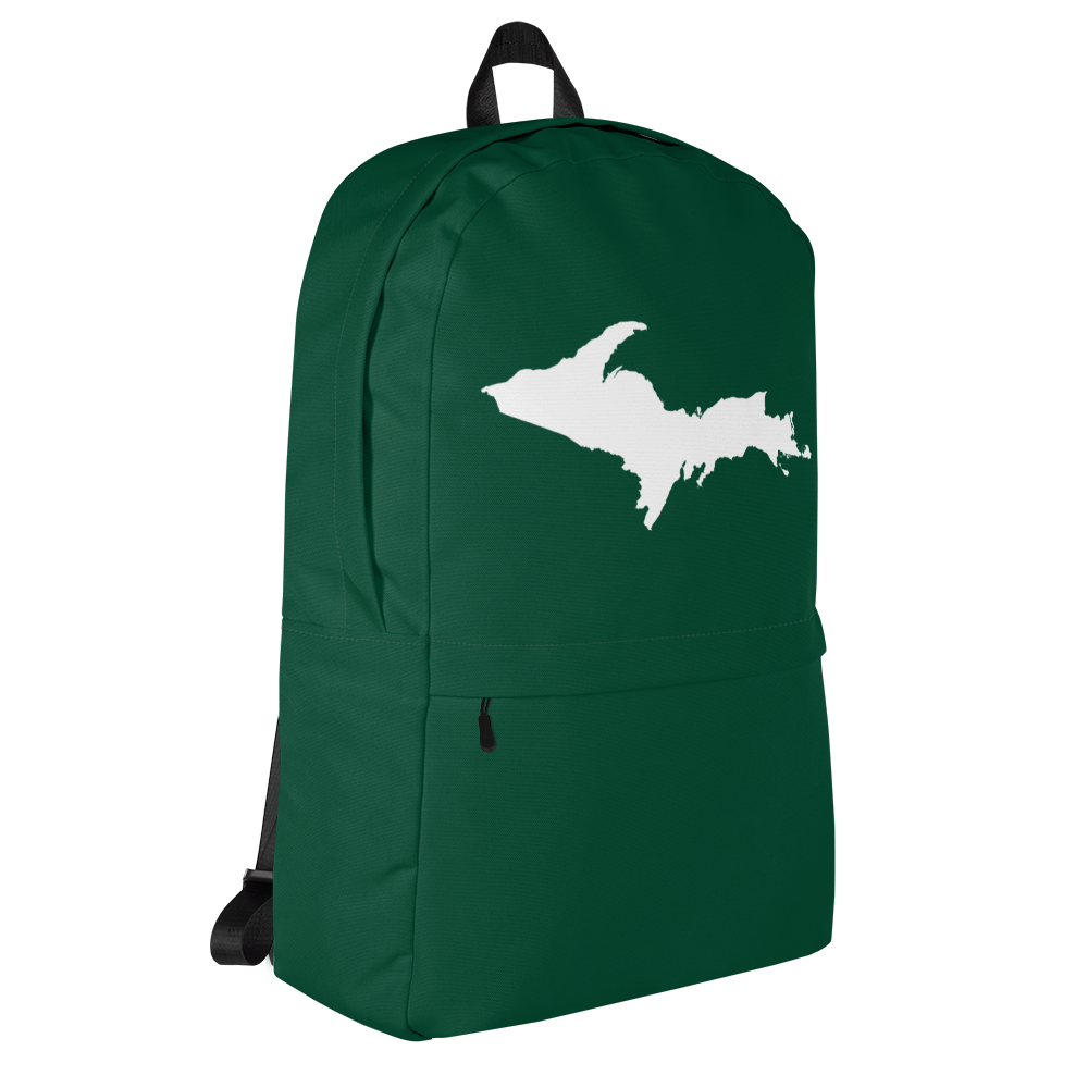 Michigan Upper Peninsula Standard Backpack (w/ UP Outline) | Green