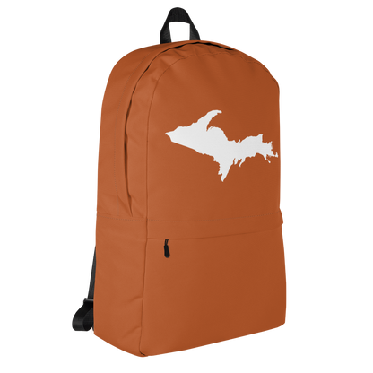 Michigan Upper Peninsula Standard Backpack (w/ UP Outline) | Burnt Orange