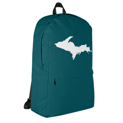 Michigan Upper Peninsula Standard Backpack (w/ UP Outline) | Teal