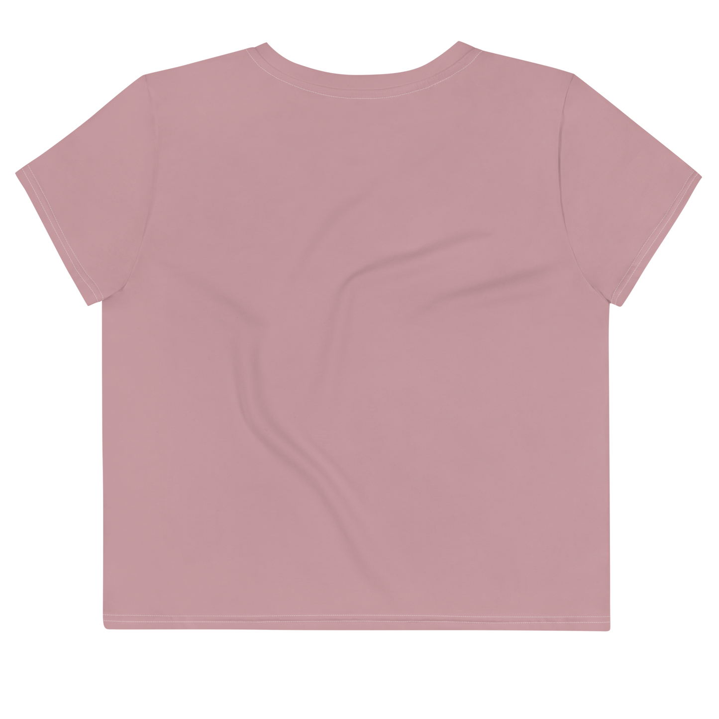 Michigan Upper Peninsula Crop Top (Ruby Outline) | Sporty - Cherry Blossom Pink