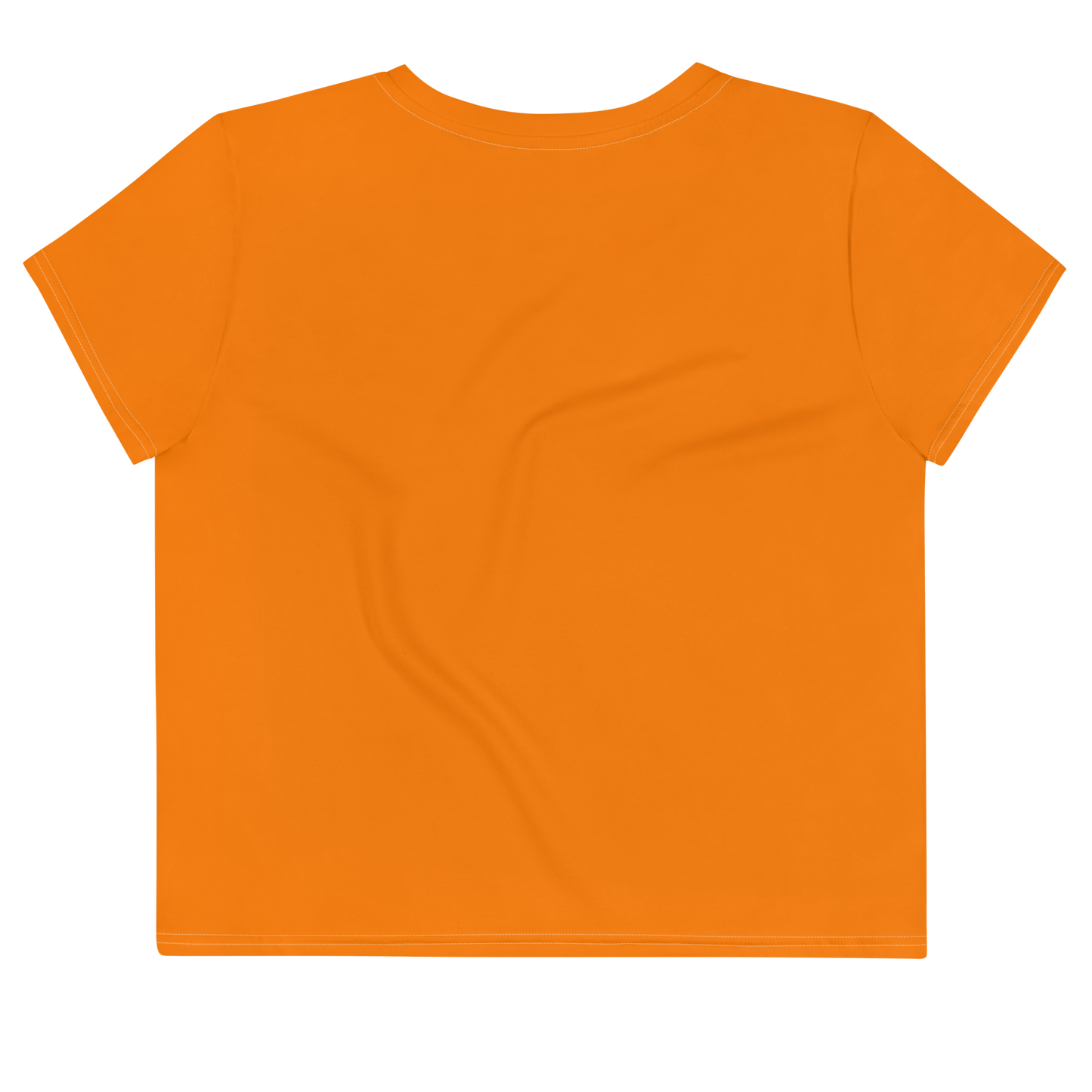 Michigan Upper Peninsula Crop Top (w/ UP Outline) | Sporty - Safety Orange