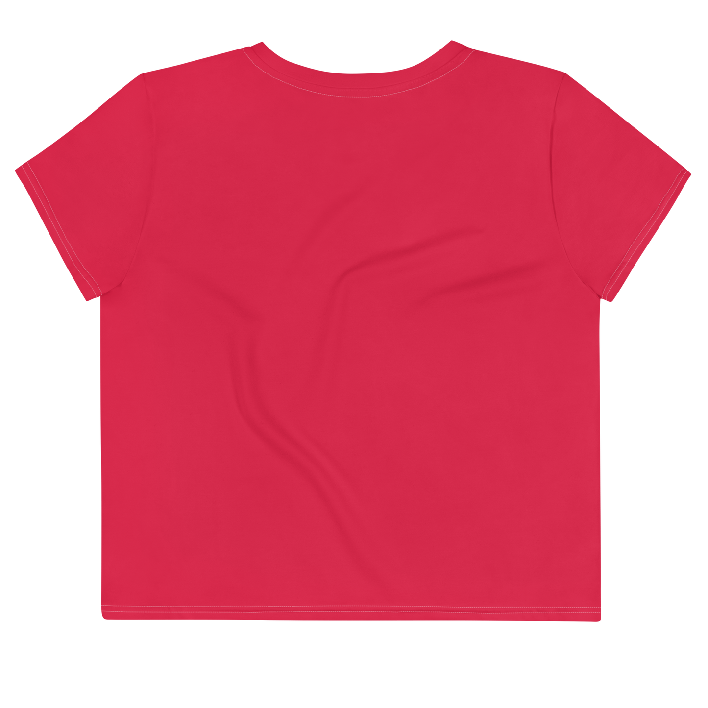 Michigan Upper Peninsula Crop Top (w/ UP Outline) | Sporty - Lighthouse Red