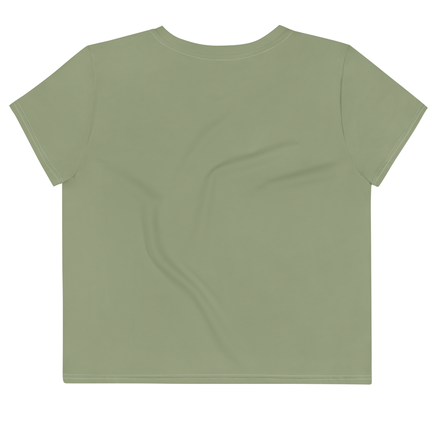 Michigan Upper Peninsula Crop Top (w/ UP Outline) | Sporty - Beachgrass Green