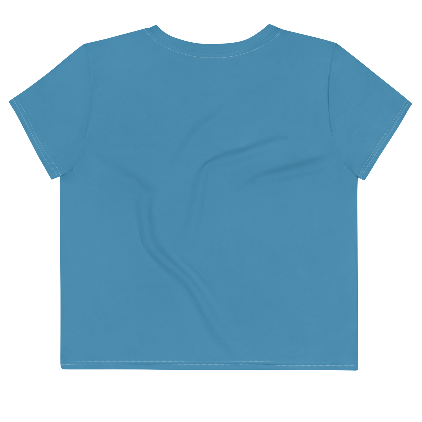 Michigan Upper Peninsula Crop Top (w/ UP Outline) | Sporty - Lake Michigan Blue