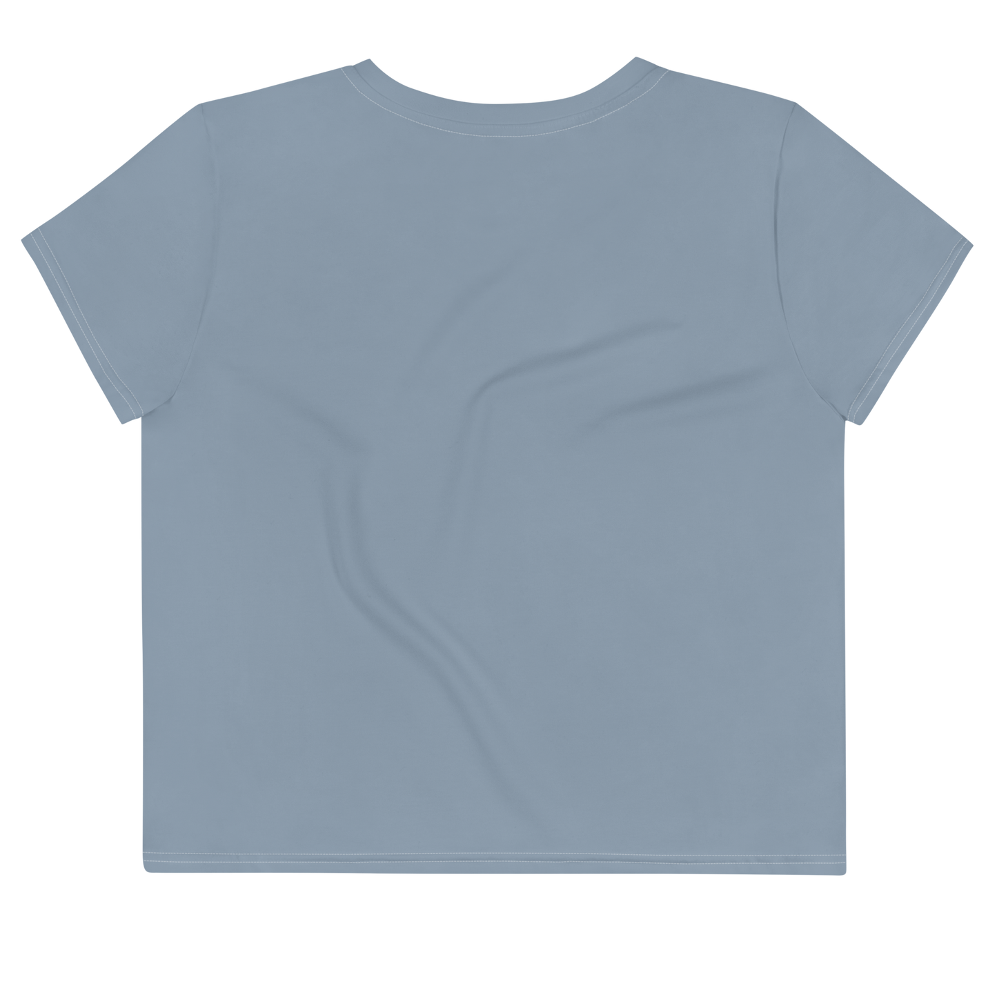 Michigan Upper Peninsula Crop Top (w/ UP Outline) | Sporty - B-24 Grey