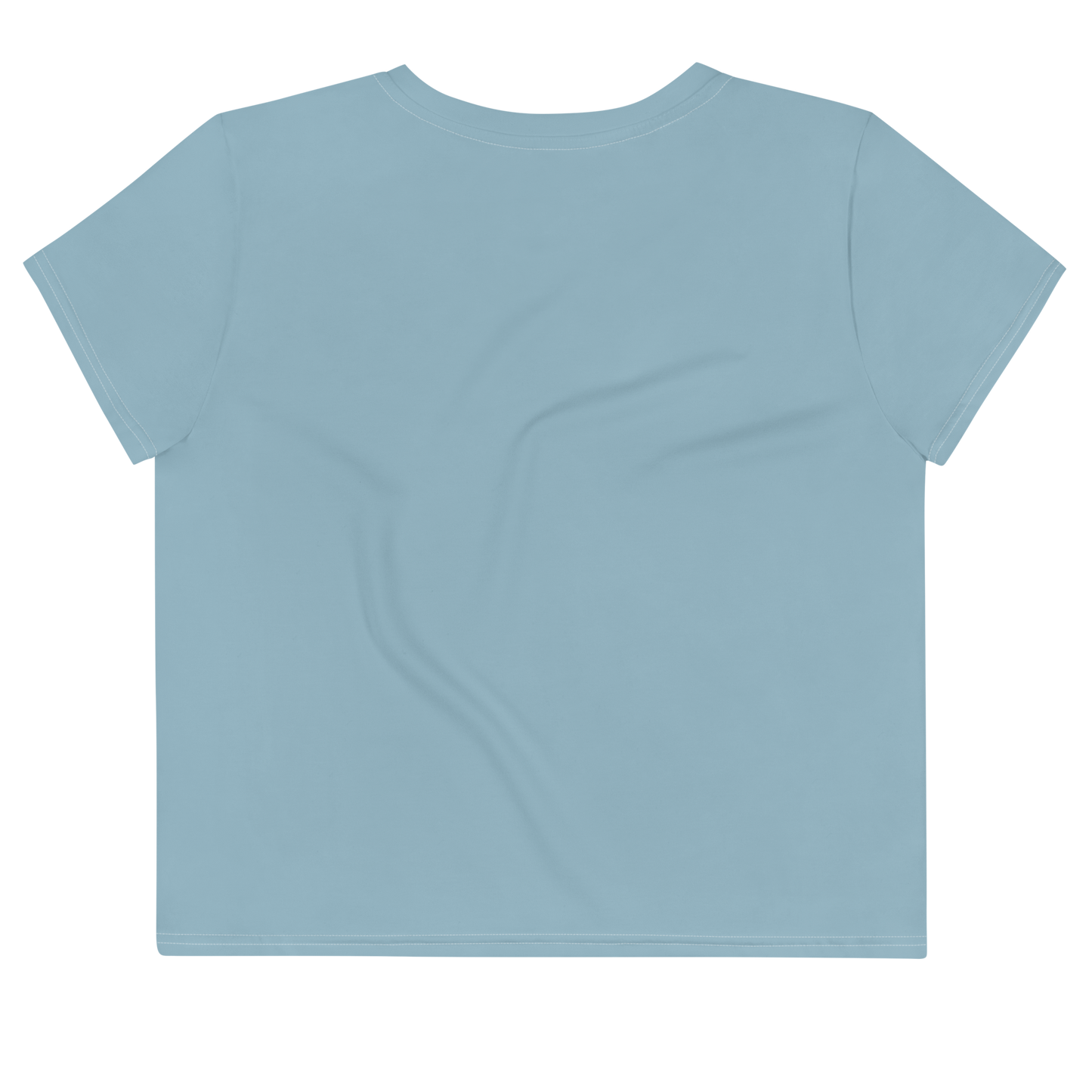 Michigan Upper Peninsula Crop Top (w/ UP Outline) | Sporty - Opal Blue