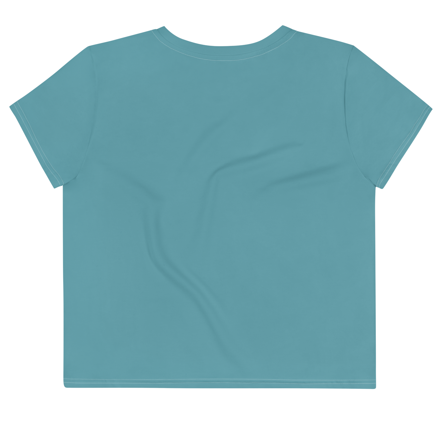 Michigan Upper Peninsula Crop Top (w/ UP Outline) | Sporty - Lake Huron Blue