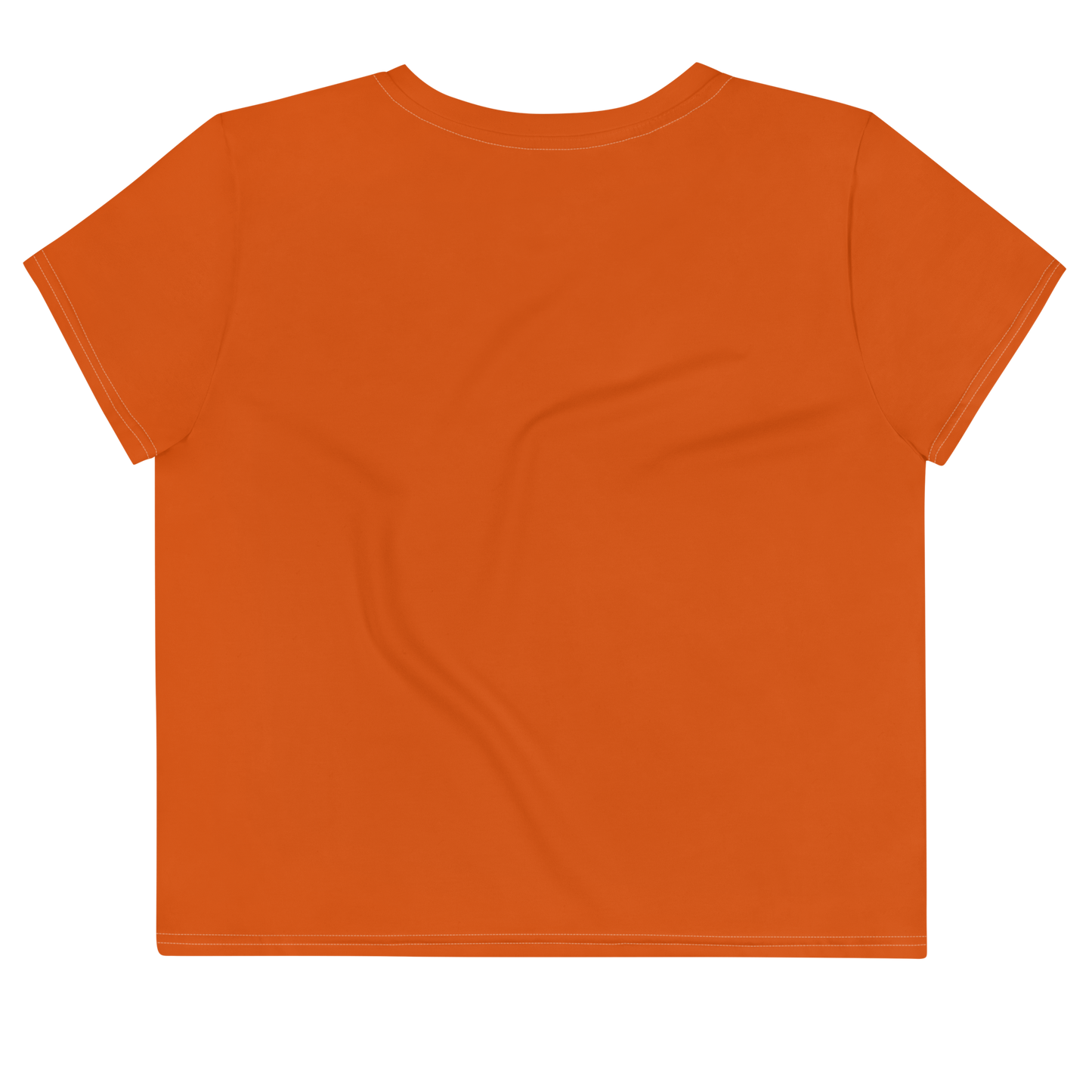 Michigan Upper Peninsula Crop Top (w/ UP Outline) | Sporty - Maple Leaf Orange